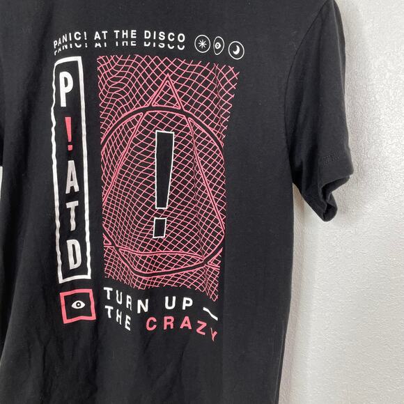 Panic at the Disco black graphic t shirt sz small - Picture 2 of 3